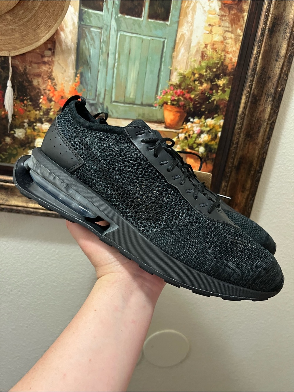 Nike Air Max Flyknit Racer Triple Black Sneakers
